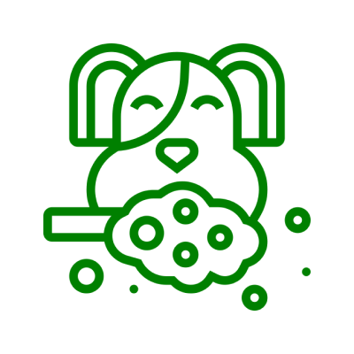 Pet brushing icon